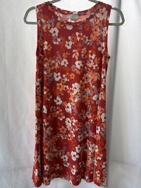 LOFT Sleeveless Swing Summer Dress